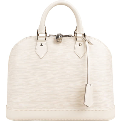 Louis Vuitton witte Epi lederen Alma PM handtas