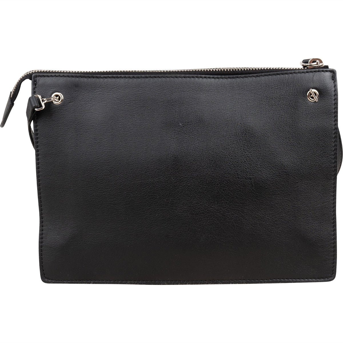 Sac bandoulière Fendi en cuir noir clouté Rainbow