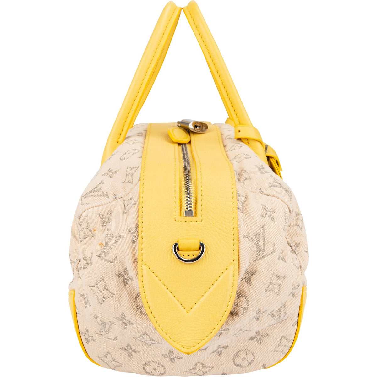 Borsa Louis Vuitton Monogram Limited Edition Printemps Denim Speedy Round