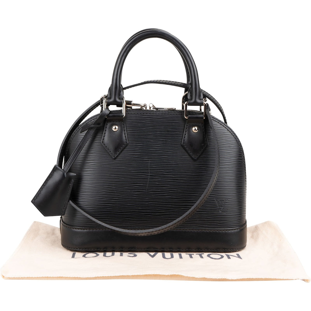 Louis Vuitton Alma BB handtas van zwart Epi-leer