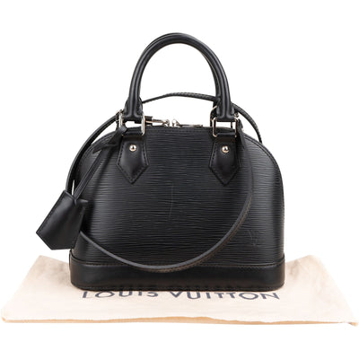 Louis Vuitton Alma BB handtas van zwart Epi-leer