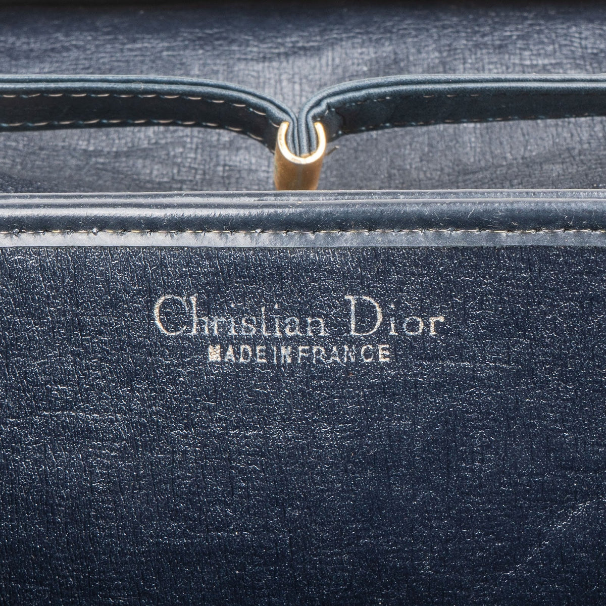 Dior Monogram Oblique Canvas Vintage Flap Umhängetasche, Bild 11 von 11