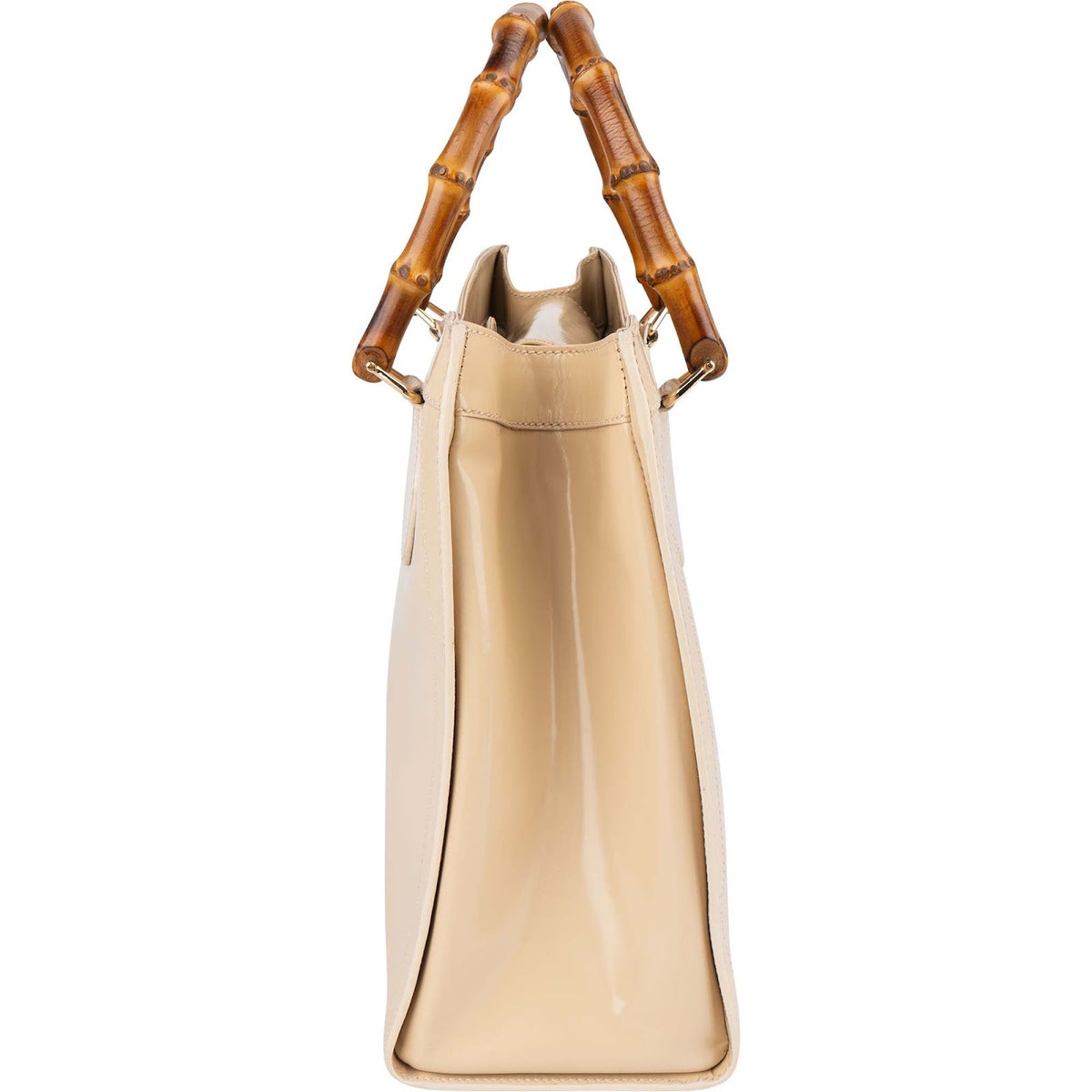 Gucci Bamboo Handle Large Diana Tote aus Lackleder – Ansicht 4