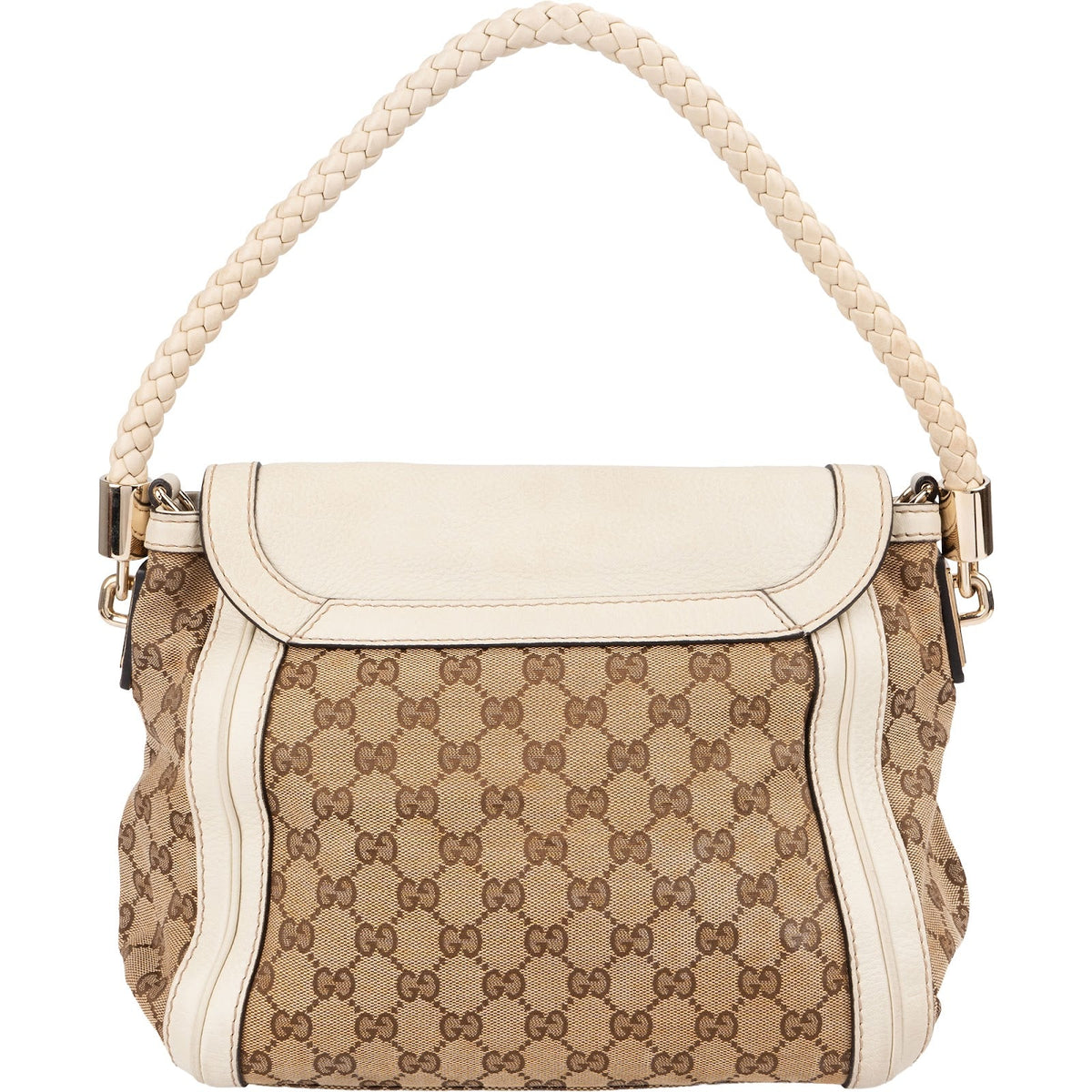 Gucci Monogram GG Canvas Bella Flap Shoulder Bag