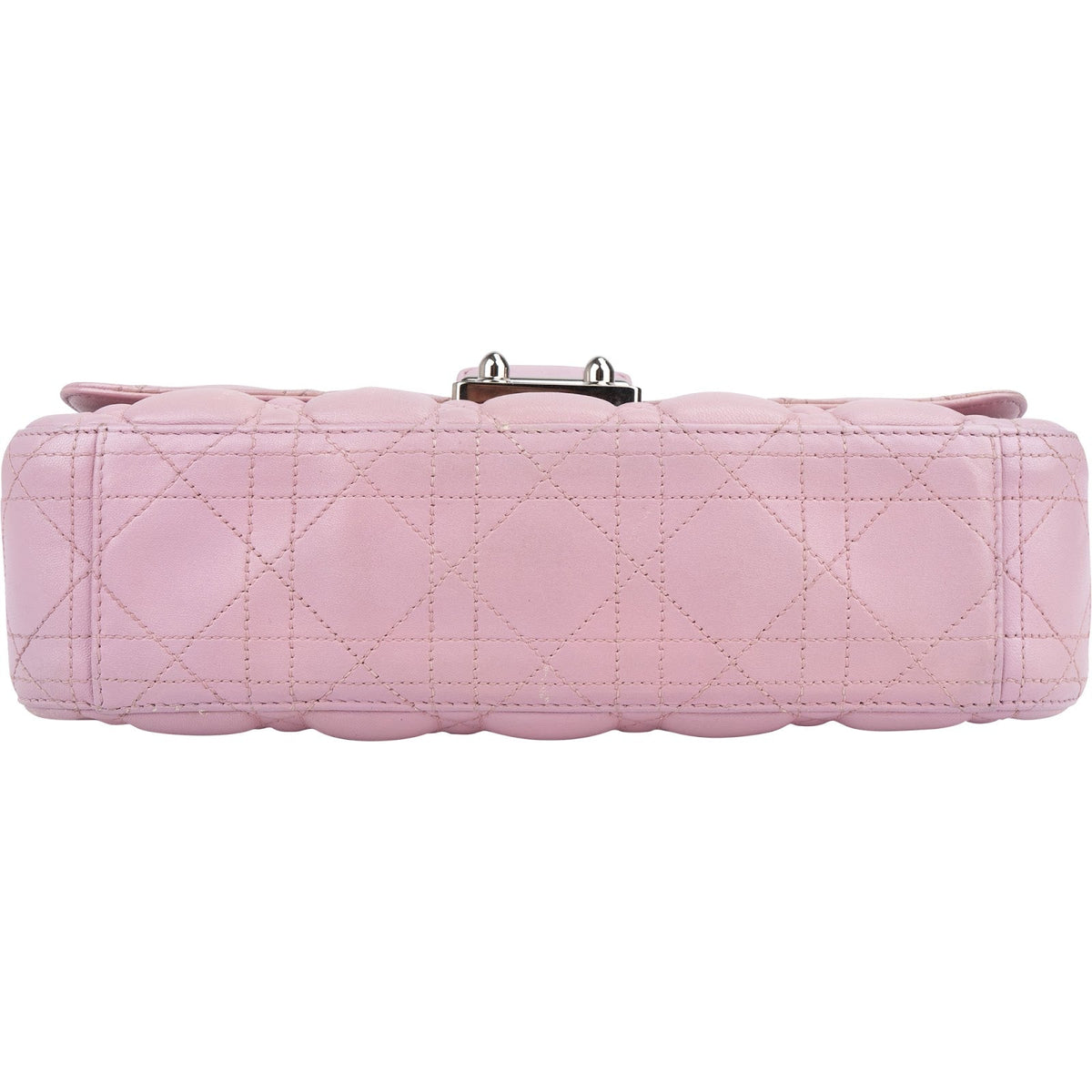 Christian Dior roze gewatteerde lederen Diorama schoudertas