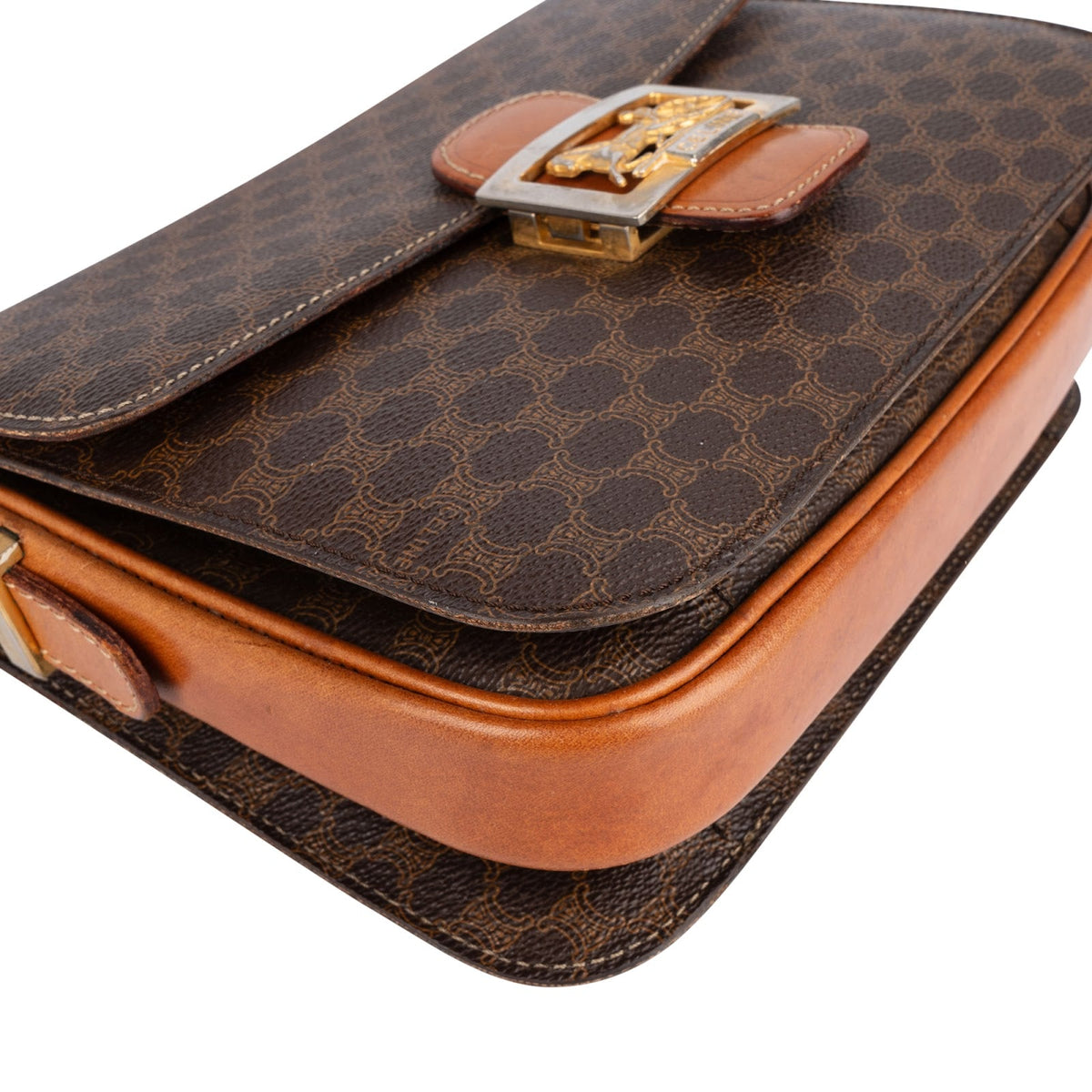 Sac bandoulière Triomphe en toile Macadam de Celine