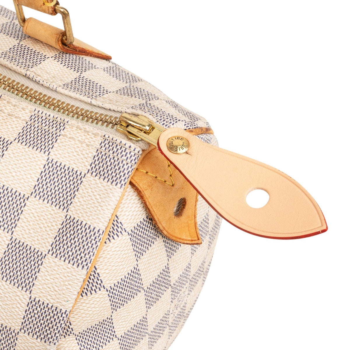 Louis Vuitton Speedy 25 aus Damier Azur Canvas – Ansicht 7