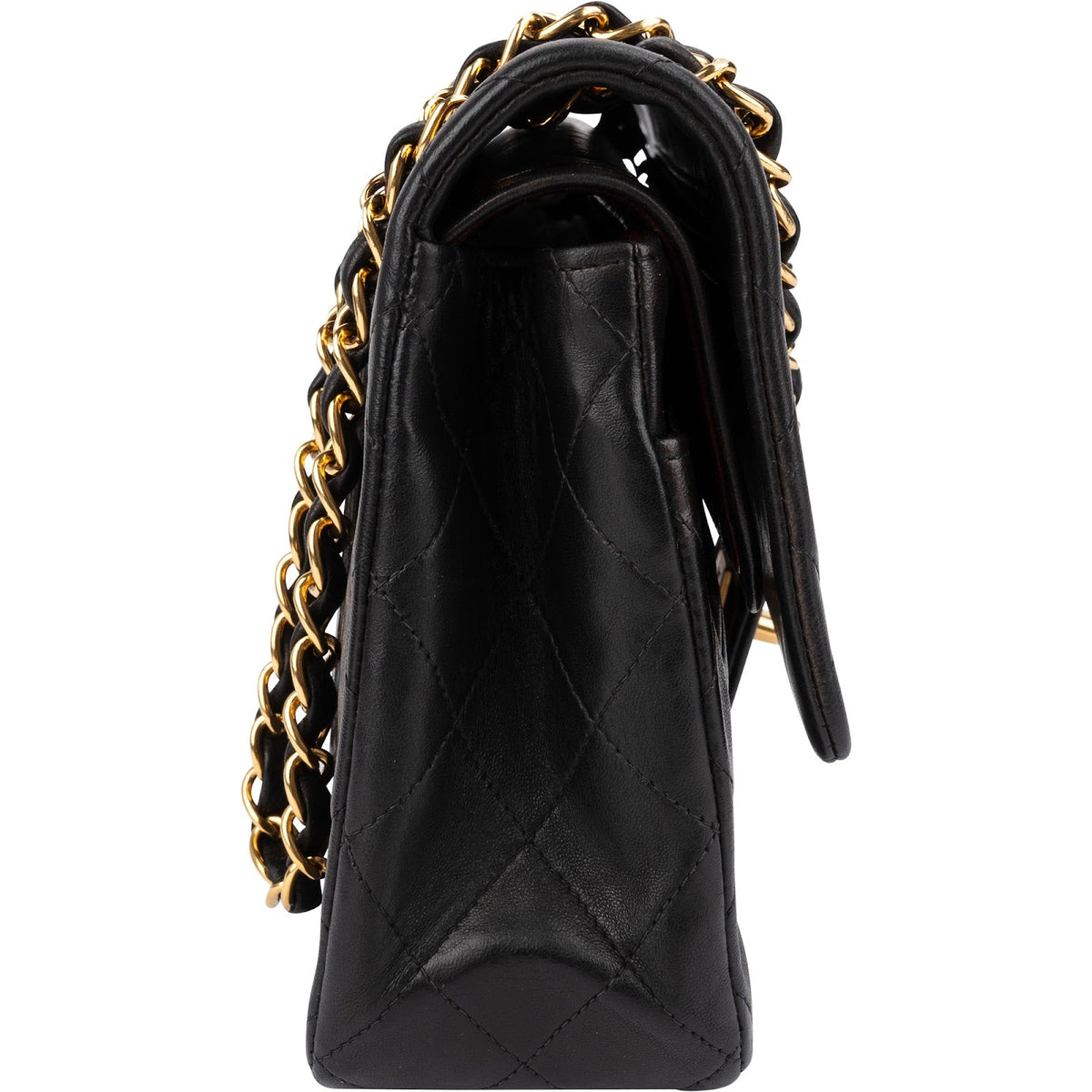 Chanel Lammleder Gold Medium Double Flap Schultertasche, Bild 3 von 14