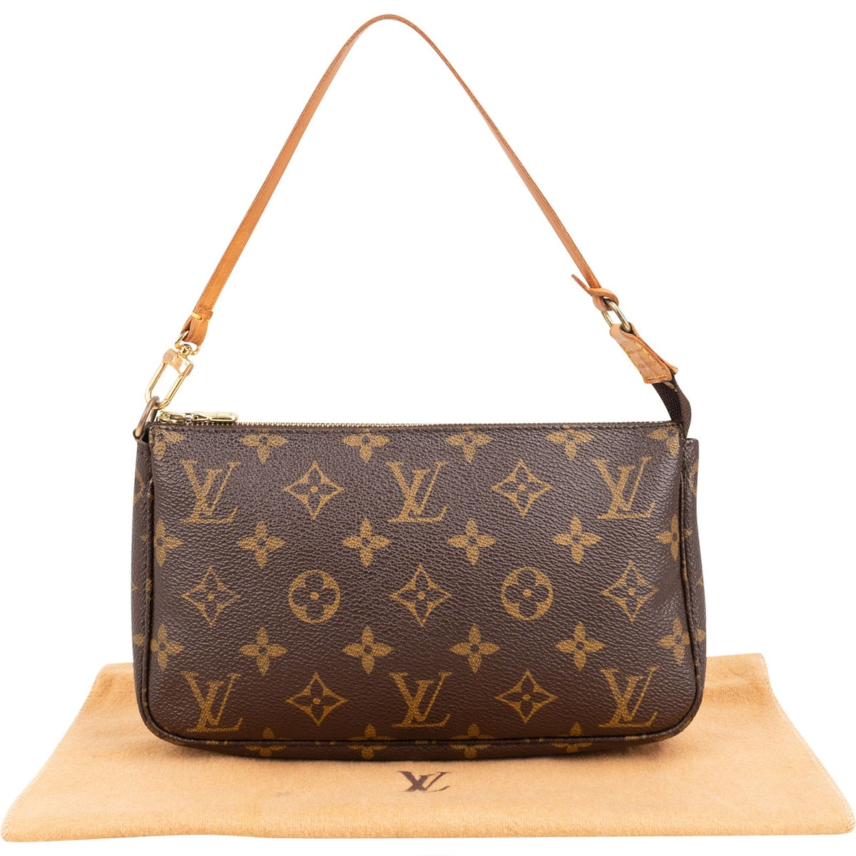 Louis Vuitton Canvas Pochette Accessoires Handtasche, Bild 2 von 12