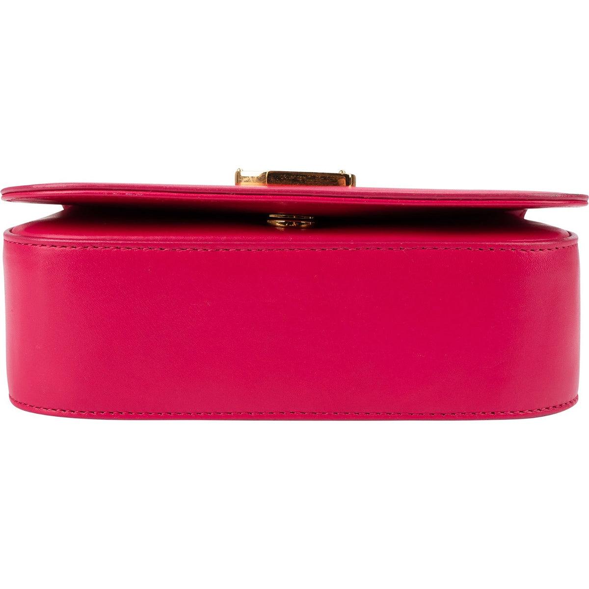 Saint Laurent Solferino Small aus rosa Box-Kalbsleder – Ansicht 5