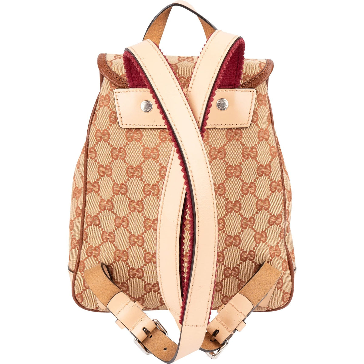 Sac à dos à rabat Gucci en toile monogramme GG