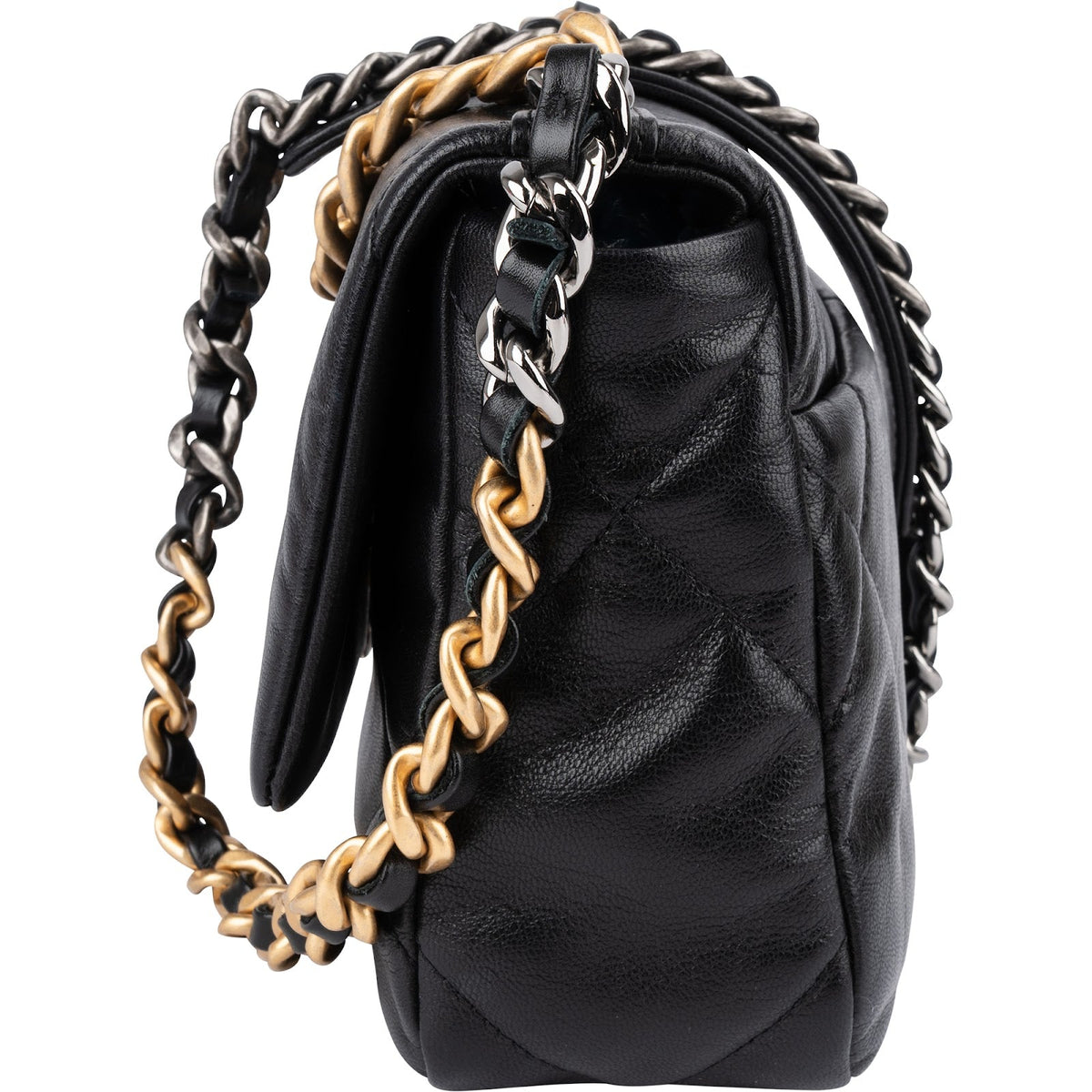 Chanel 19 Lammleder Single Flap Umhängetasche, Bild 5 von 13