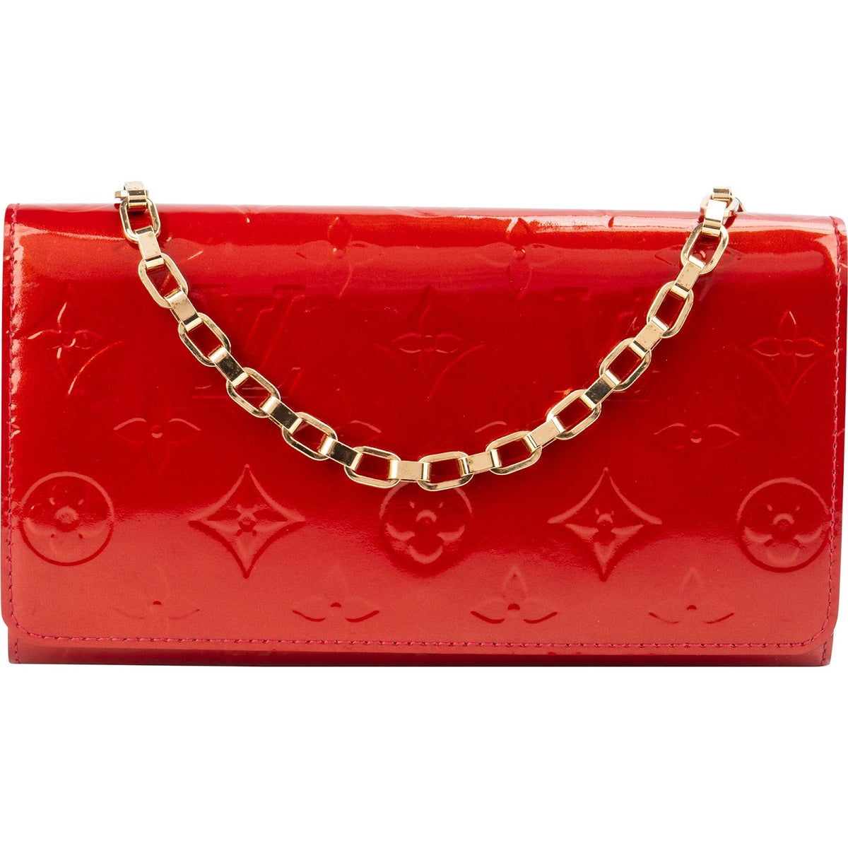 Louis Vuitton Wallet On Chain aus Monogram Vernis – Vorderansicht