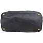 Prada Black Vitello Daino Leather Tote Handbag