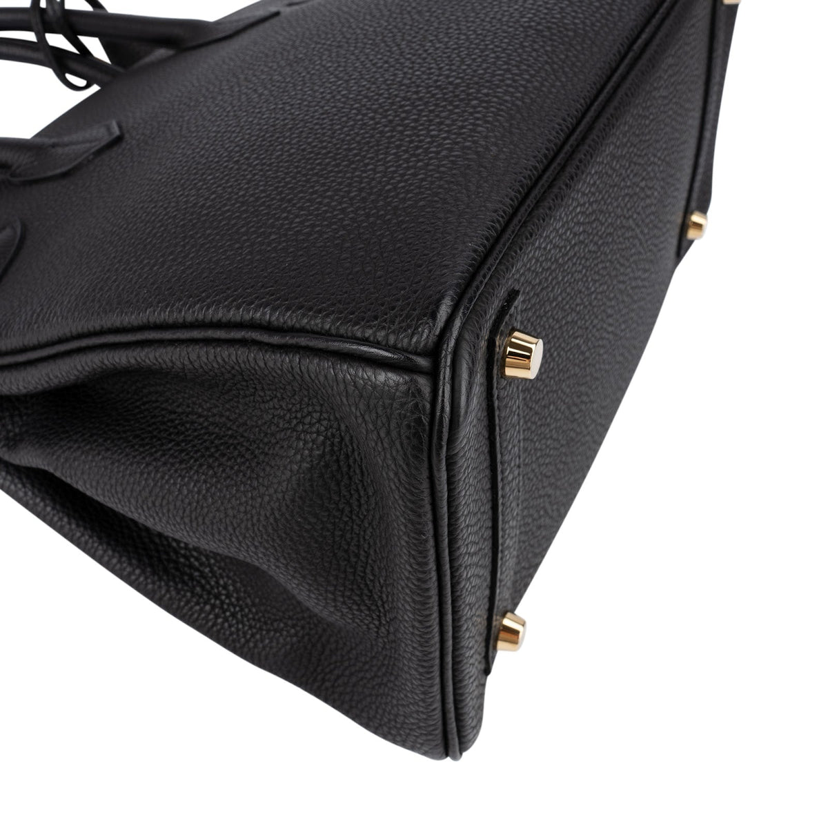 Borsa Hermès Birkin 30 in pelle Togo nera con hardware dorato (2015)