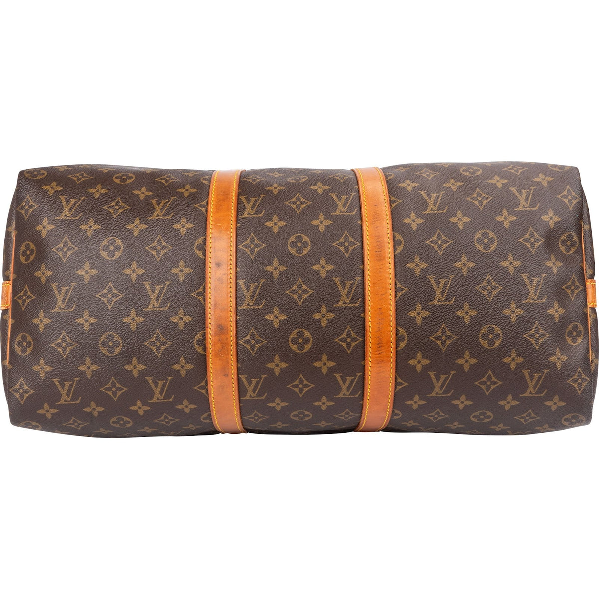 Borsa da viaggio Louis Vuitton Keepall 50 Bandoulière in tela Monogram