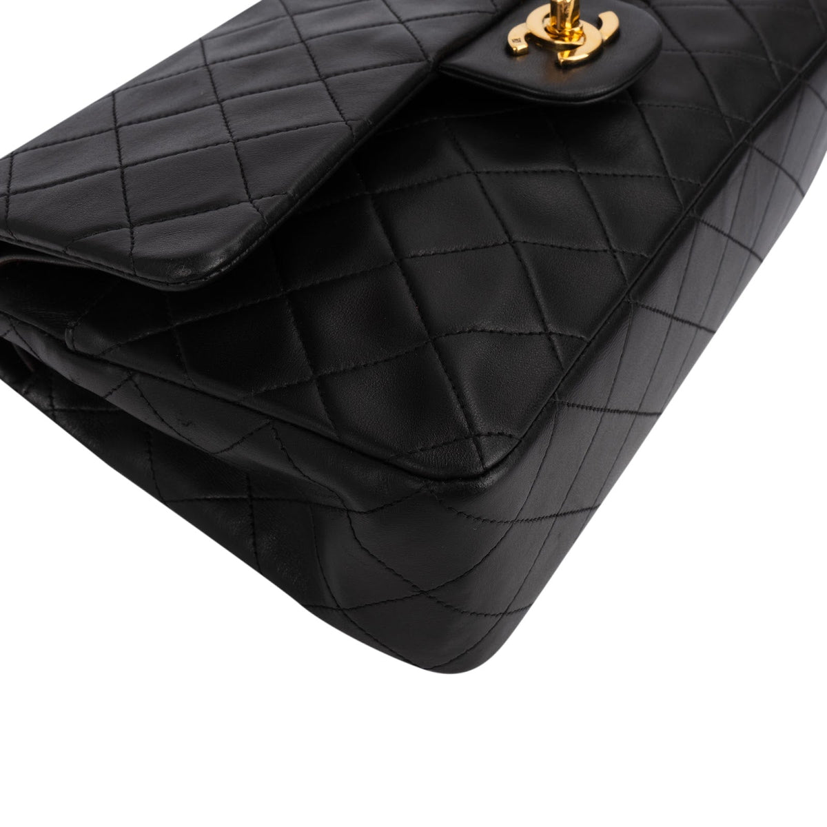 Chanel Medium Double Flap Lammleder 24K Gold, Bild 7 von 15