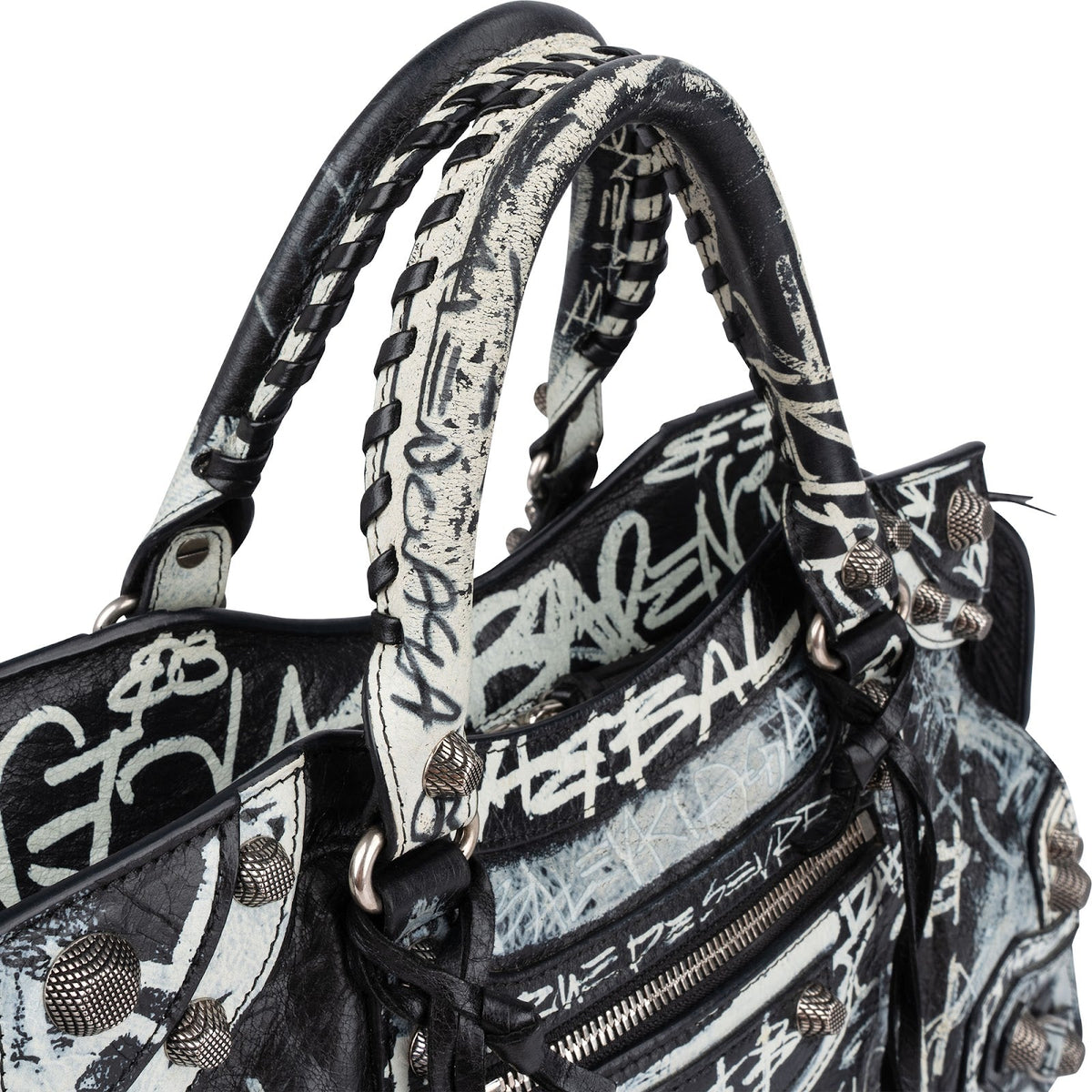 Balenciaga Graffiti Print Neo Cagole City Handtasche, Bild 3 von 11