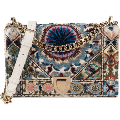 Christian Dior Limited Edition geborduurde Kaleidiorscopie Diorama schoudertas