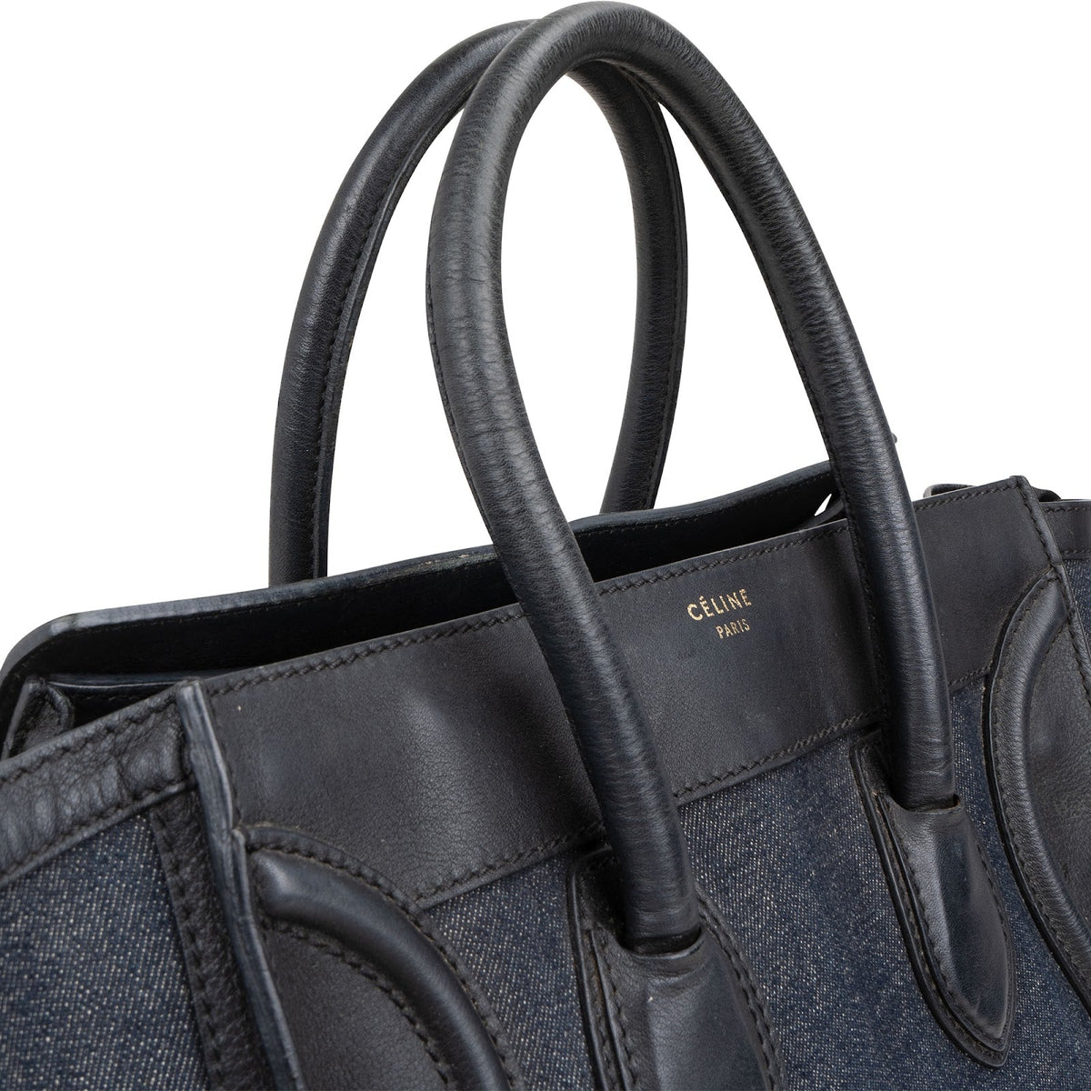 Céline Denim & Leder Reisetasche, Bild 2 von 9