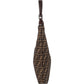 Fendi Monogram FF Zucca Canvas Diagonal Triangle Zip Large Shoulder Bag