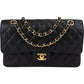 Chanel gewatteerde Caviar leren medium Double Flap crossbodytas