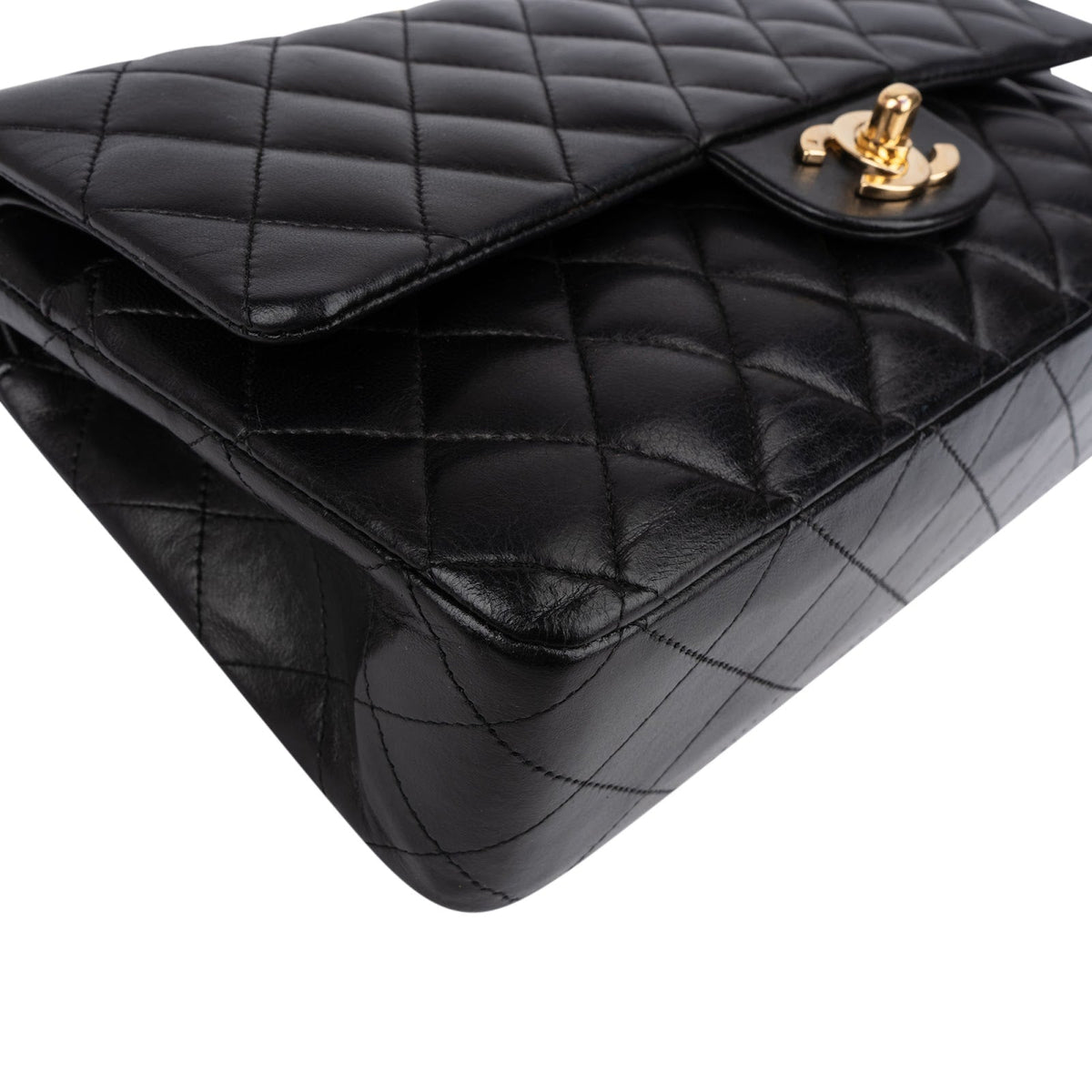 Chanel Lammleder CC Medium Double Flap Schultertasche, Bild 7 von 15