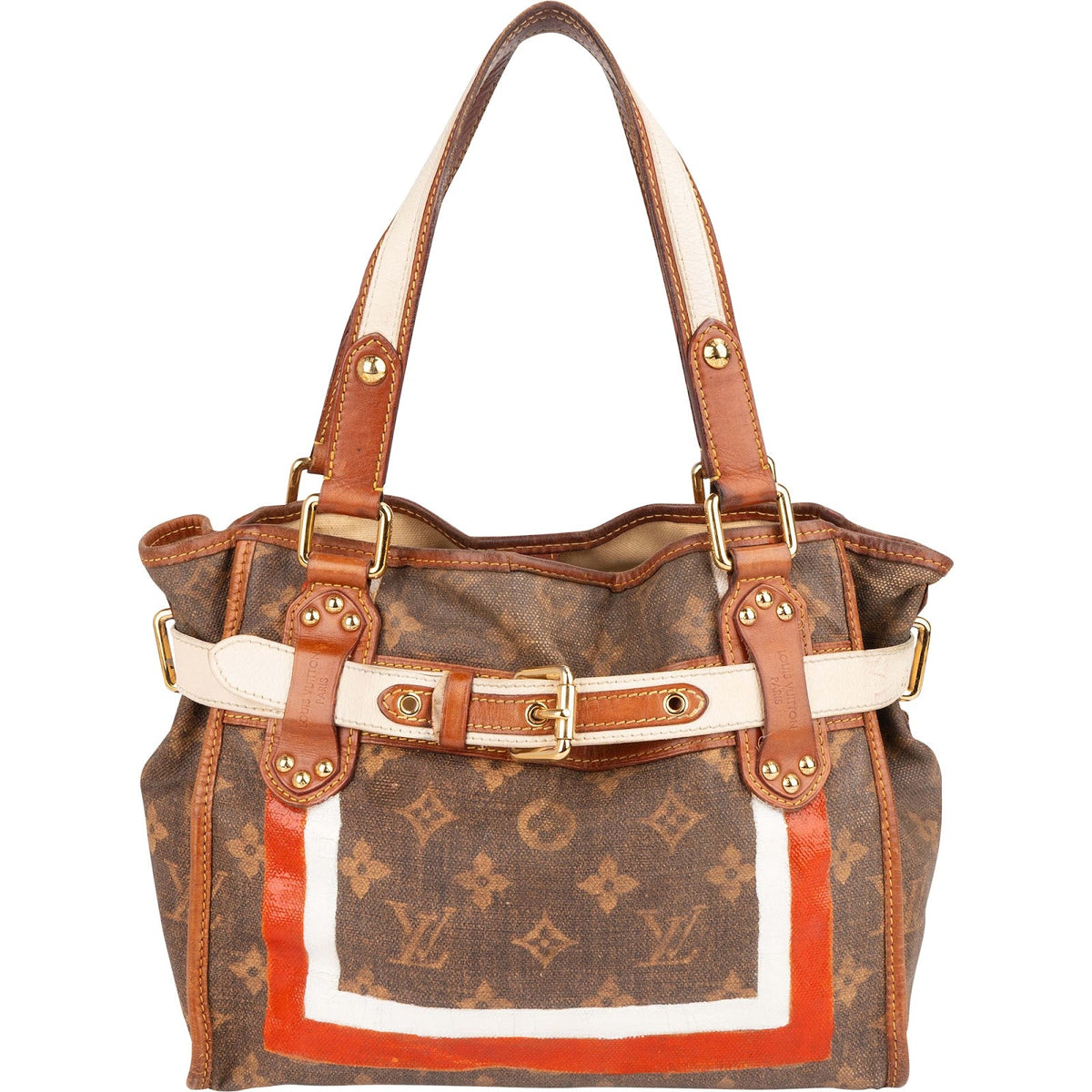 Borsa a mano Louis Vuitton Limited Monogram Tussue Rayures