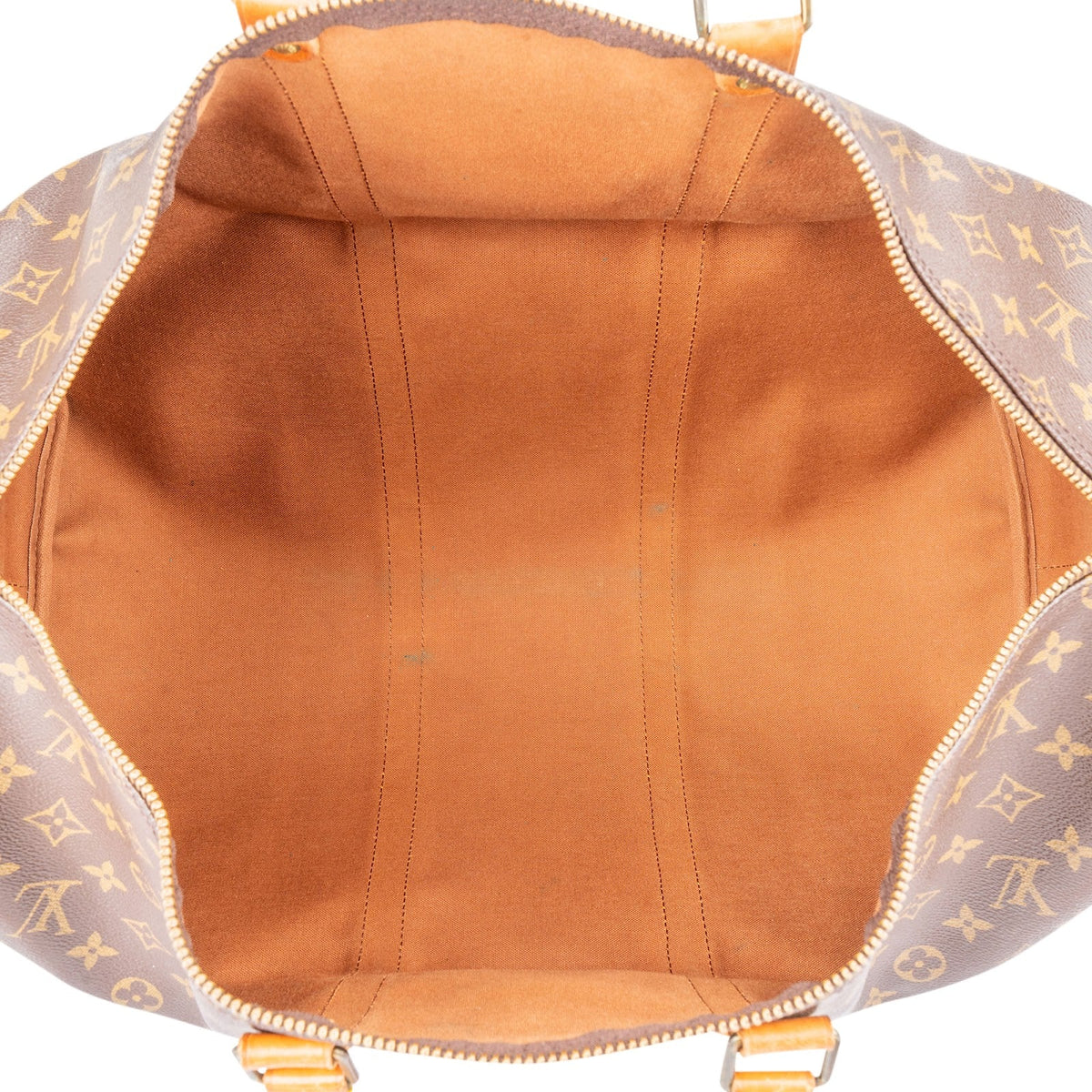 Borsa da viaggio Louis Vuitton Keepall 50 Bandoulière in tela Monogram
