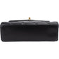 Chanel Quilted Lambskin 24K Gold Single Flap Crossbody Bag