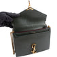 Saint Laurent Green Leather Envelope Medium Crossbody Bag