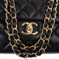 Chanel Quilted Lambskin Maxi Double Flap Crossbody Bag
