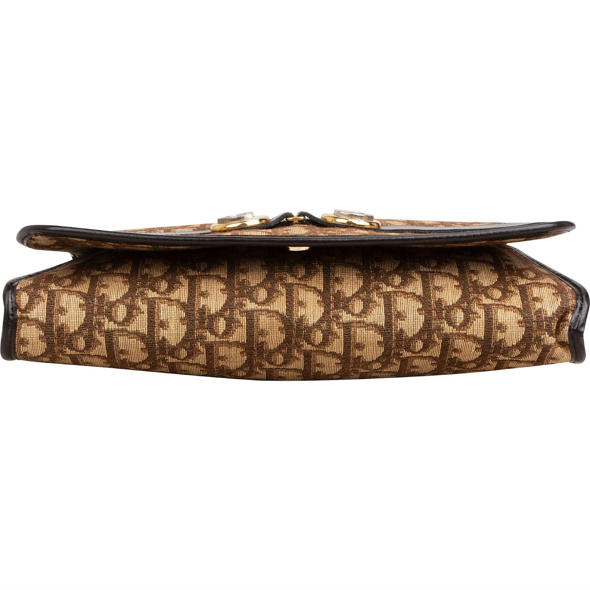 Sac à bandoulière vintage à rabat Christian Dior avec monogramme Trotter
