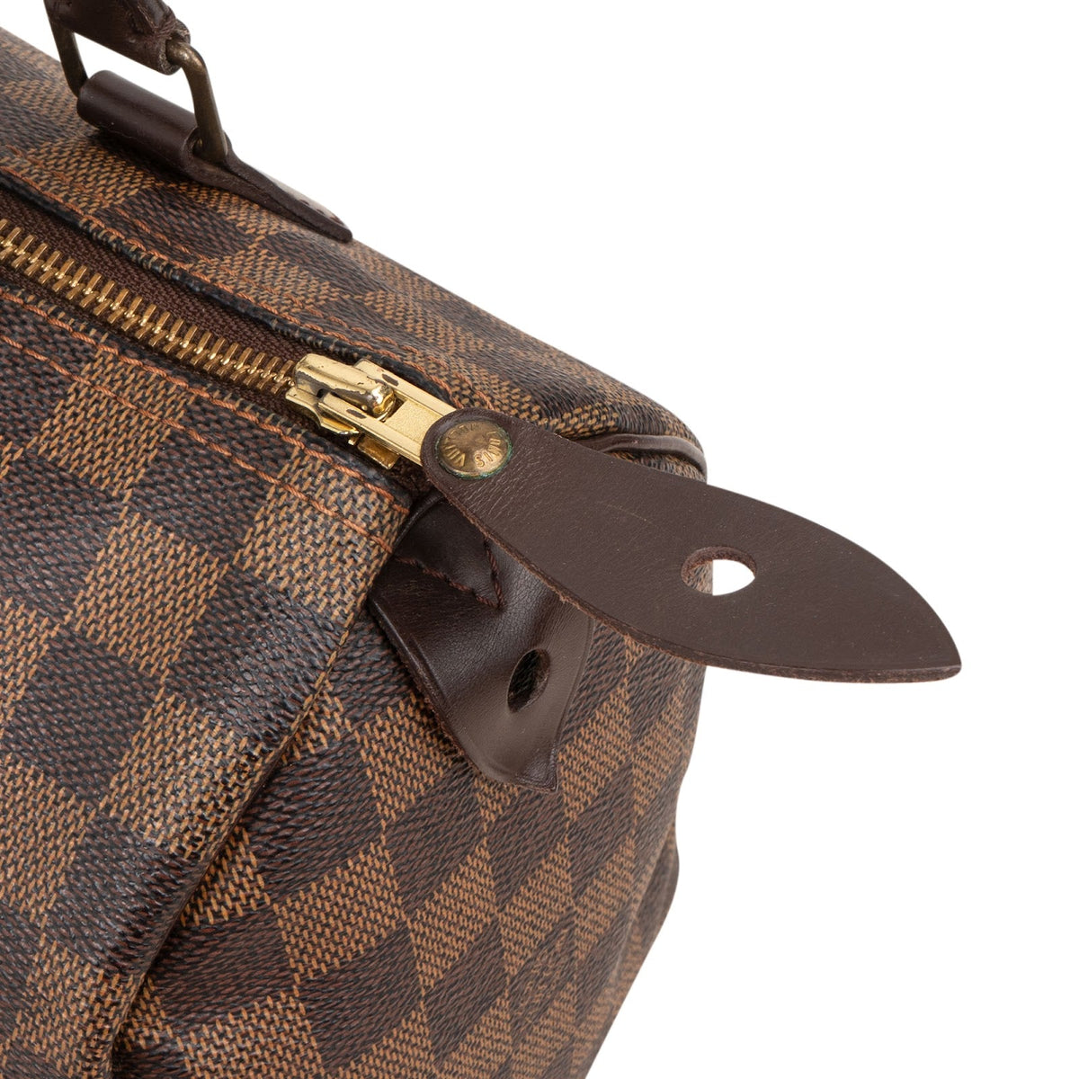 Sac à main Louis Vuitton Speedy 25 en toile Monogram Damier Ébène