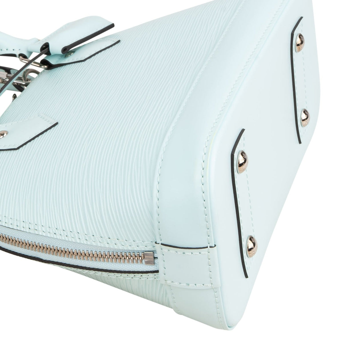 Louis Vuitton Hellblau Epi Leder Alma BB Handtasche, Bild 8 von 11