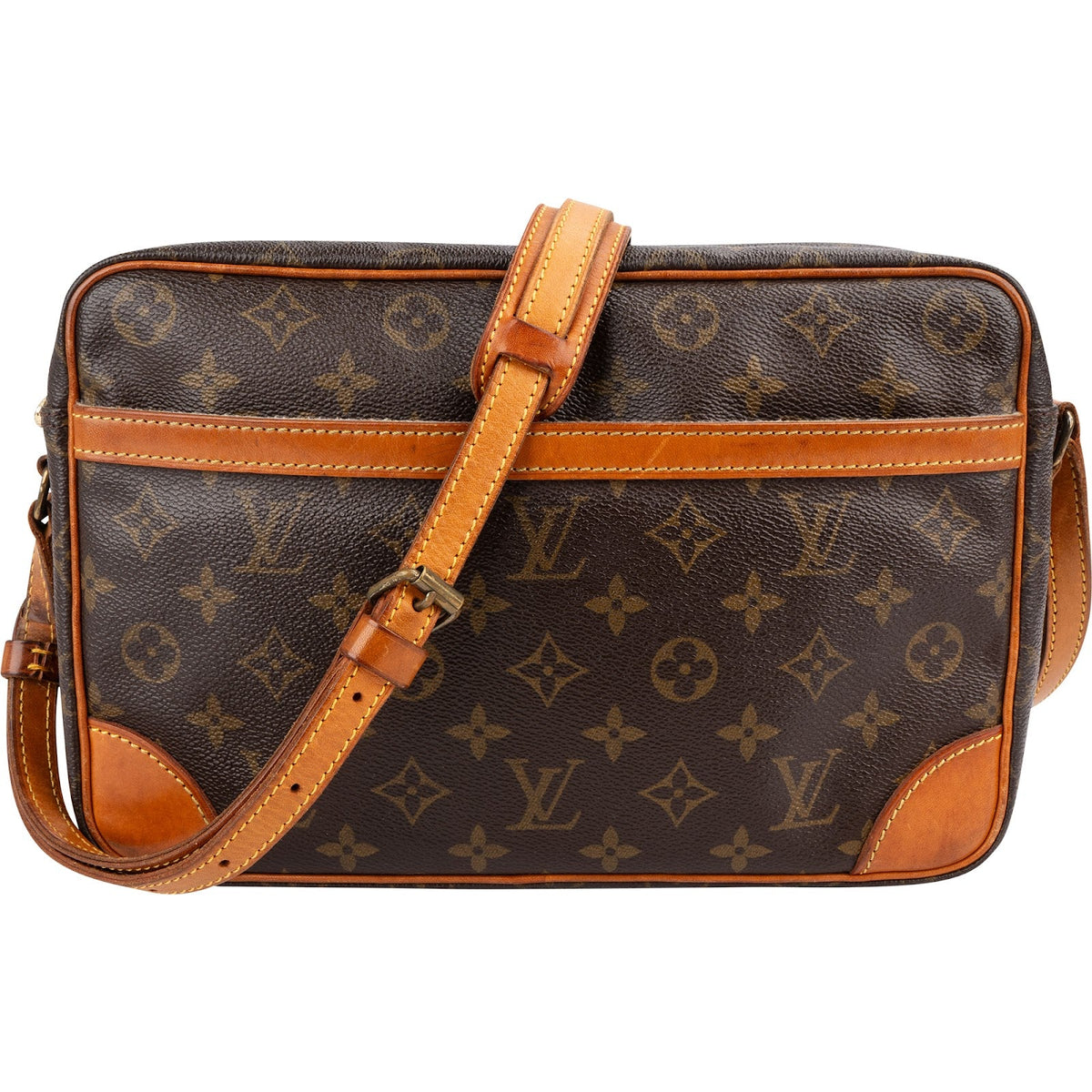Borsa a tracolla Louis Vuitton Trocadéro 30 in tela Monogram