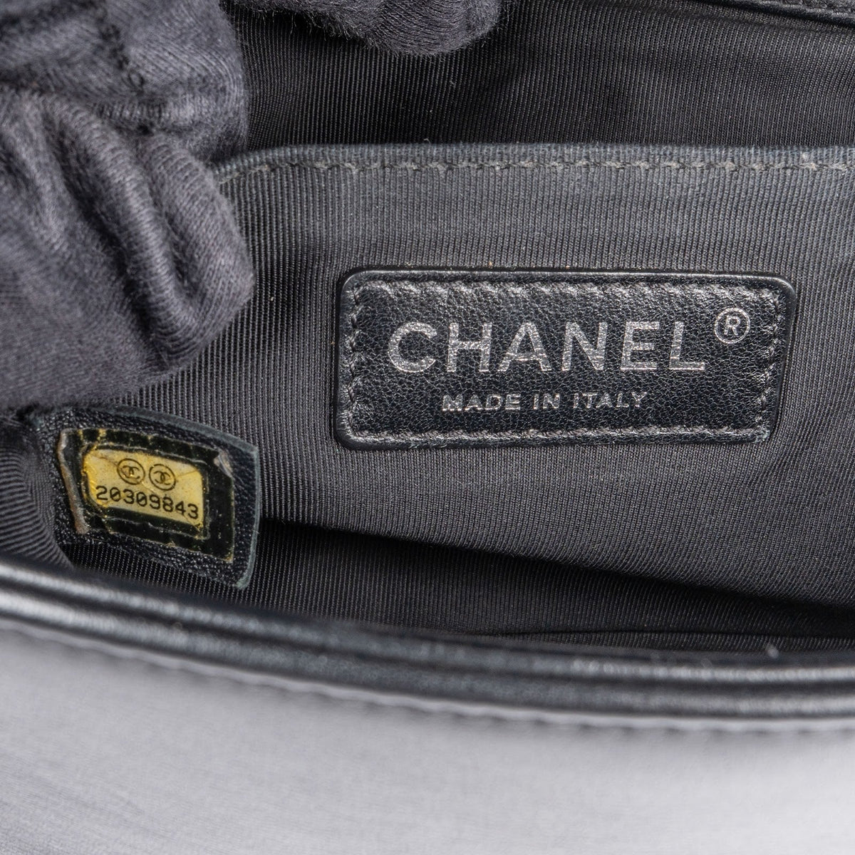 Chanel Chevron Calfskin Palladium Medium Boy Single Crossbody Bag