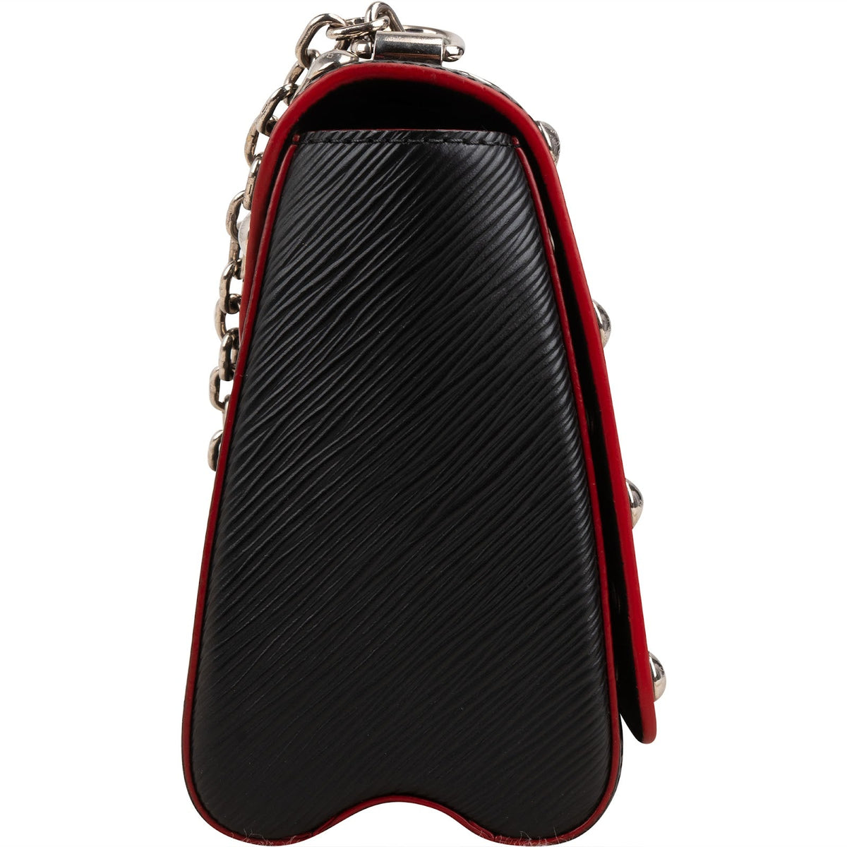 Louis Vuitton Noir Epi Leather Studded Twist MM Crossbody Bag