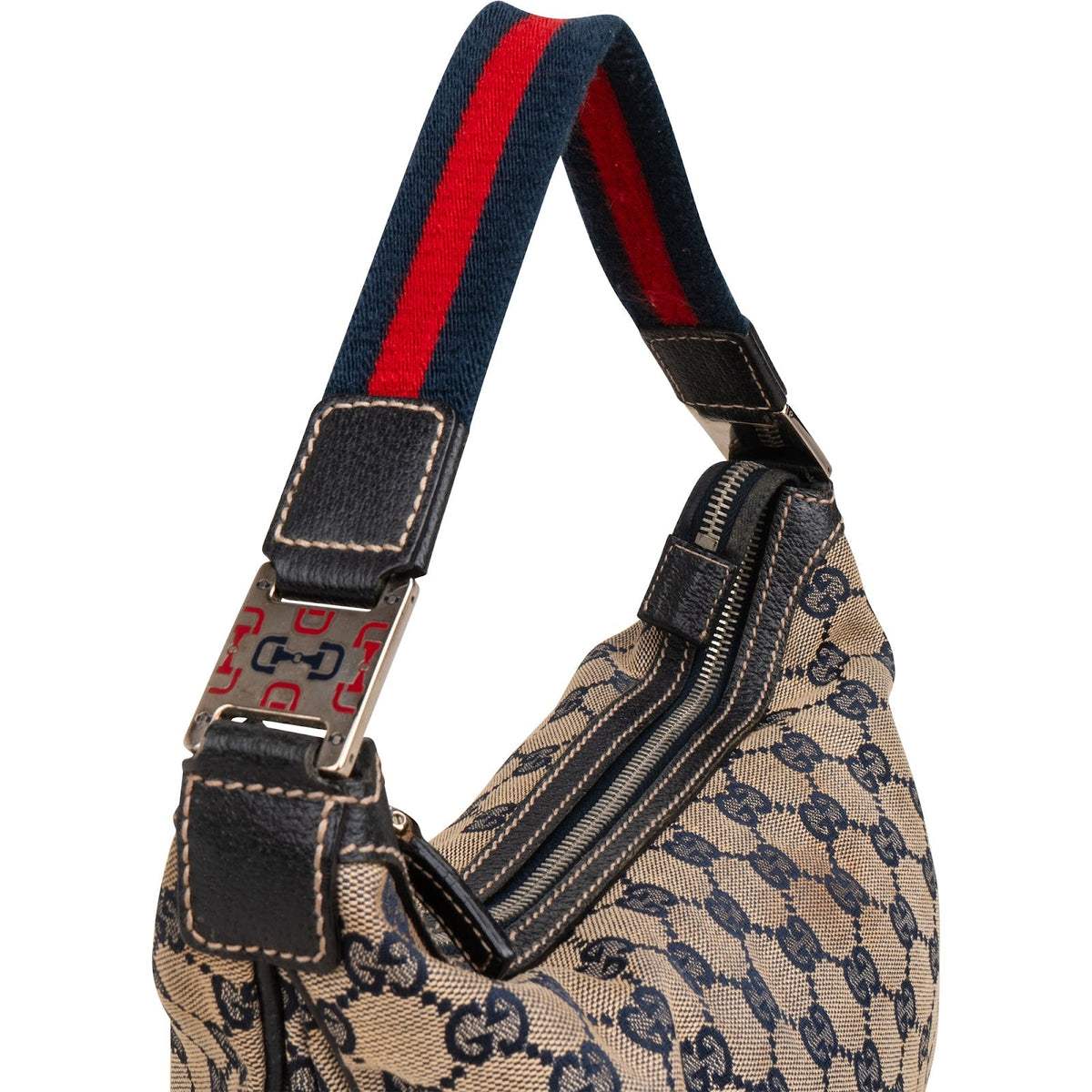 Gucci Monogram GG Canvas Pochette Schultertasche, Bild 3 von 11