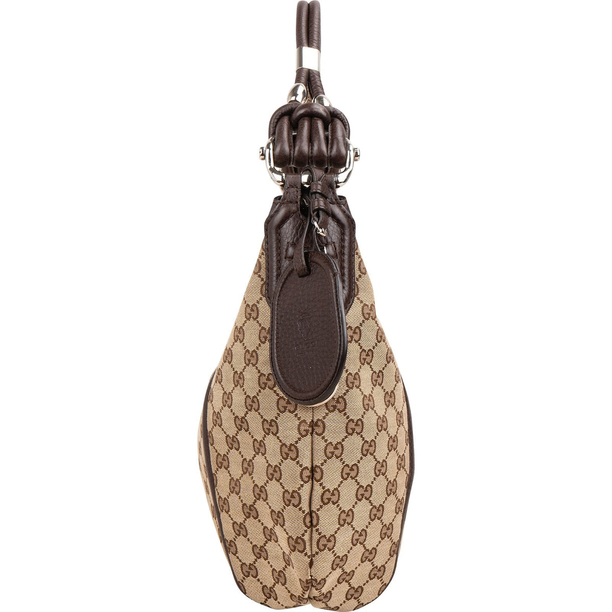 Gucci Monogram GG Canvas Indy Hobo Schultertasche, Bild 4 von 11