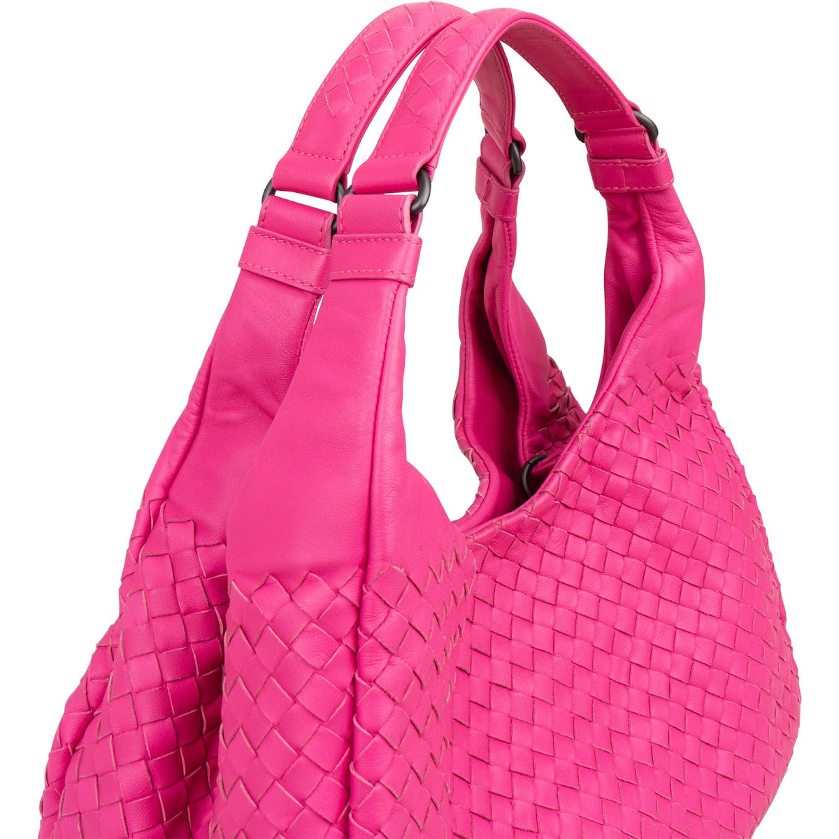 Bottega Veneta Rosa Intrecciato Campana Hobo, Bild 3 von 11