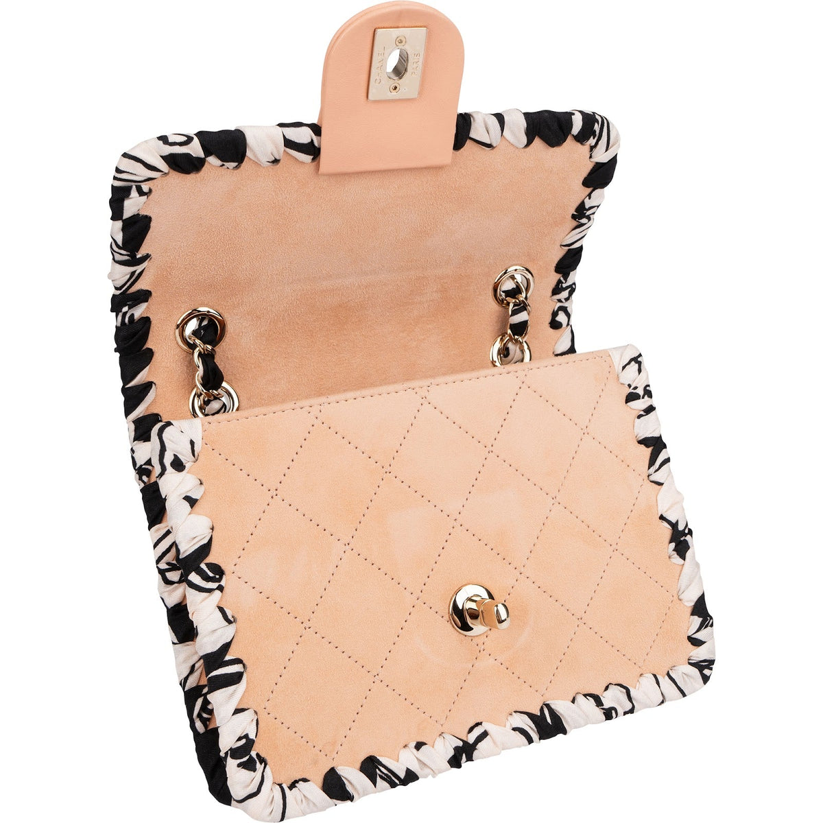 Chanel Wildleder Rectangular Single Flap Umhängetasche, Bild 11 von 14