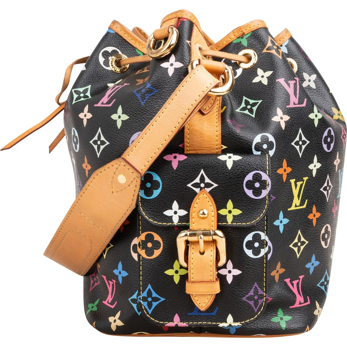 Louis Vuitton Monogram Murakami Multicolor Sac Noé Petit Shoulder Bag