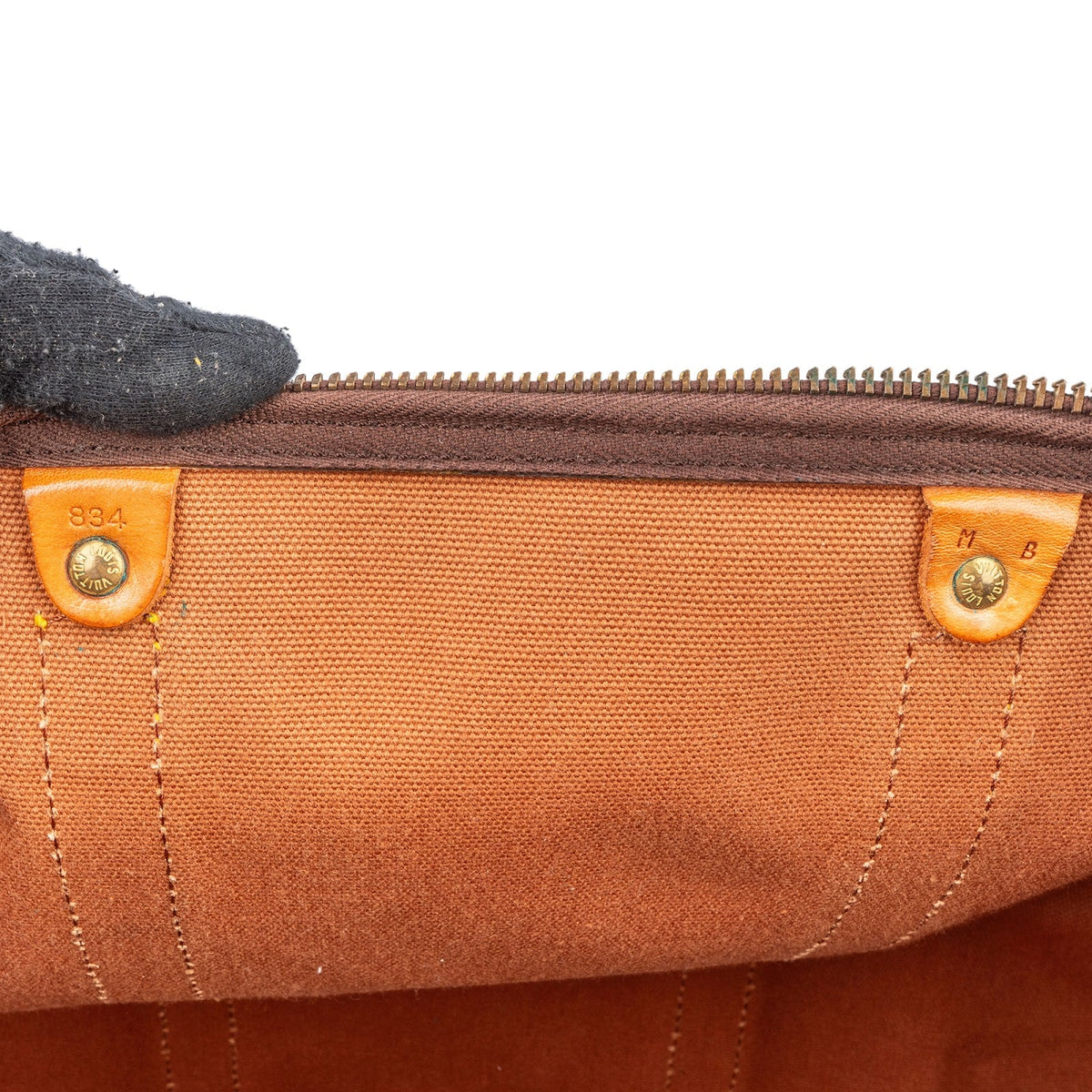 Louis Vuitton Monogram Canvas Keepall 50 Reisetasche, Bild 10 von 11