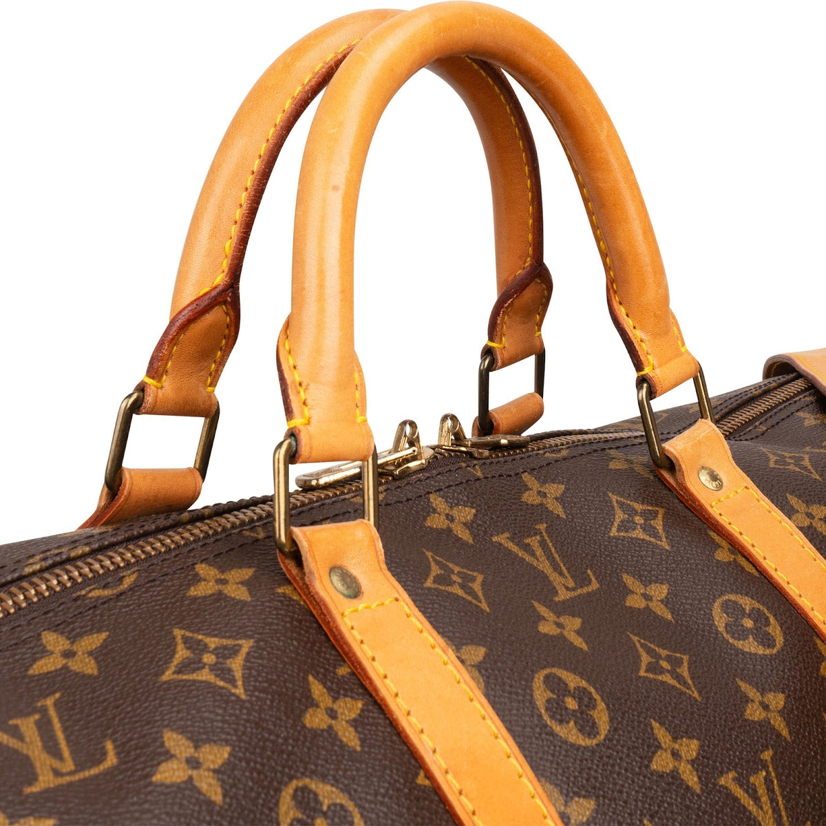 Louis Vuitton Canvas Keepall 60 Bandoulière Reisetasche, Bild 2 von 9