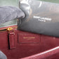 Saint Laurent Green Leather Envelope Medium Crossbody Bag