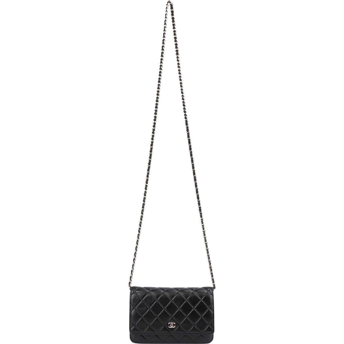 Chanel Wallet On Chain aus gestepptem Lammleder – Ansicht 10