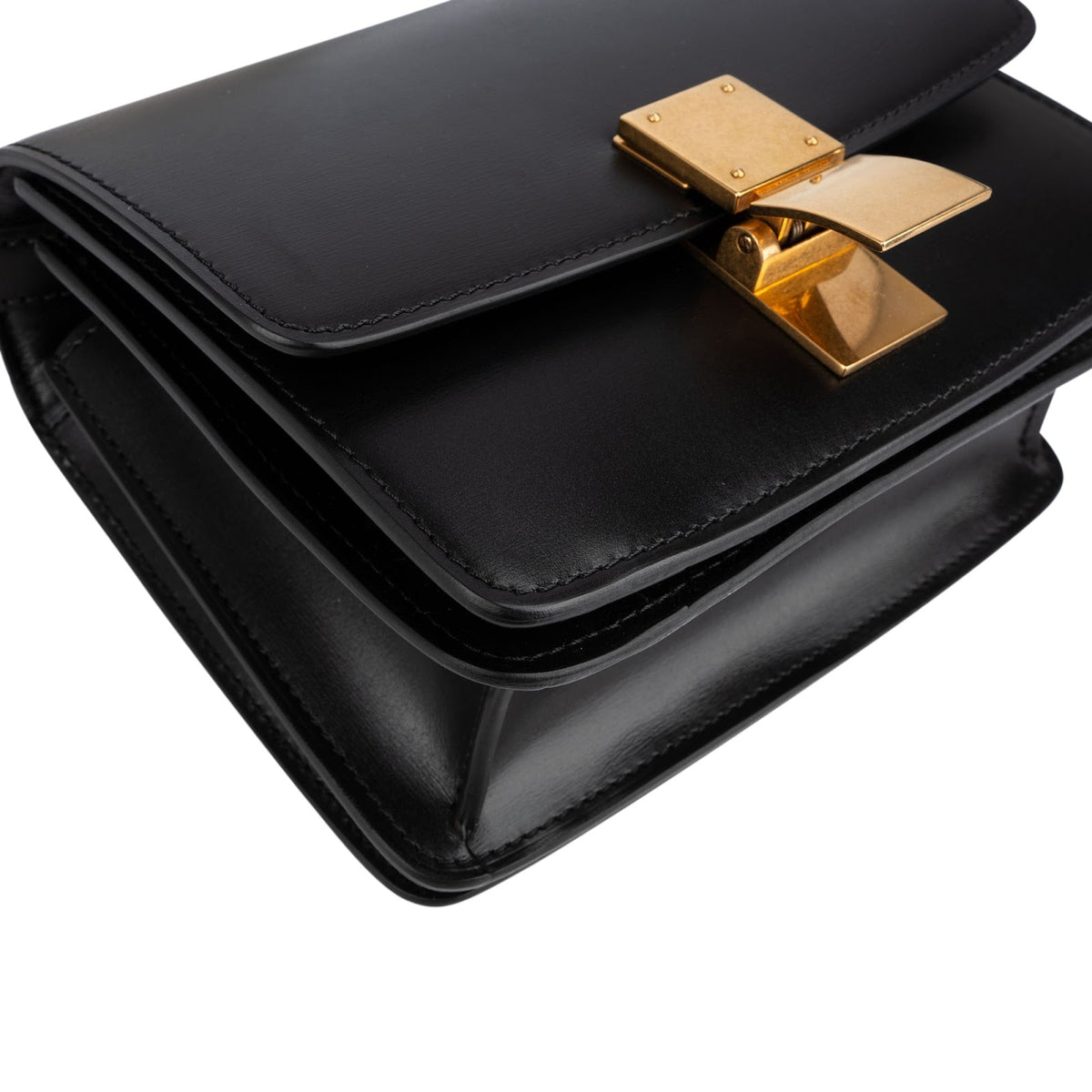 Borsa a tracolla Celine Classic Small Box in pelle di vitello
