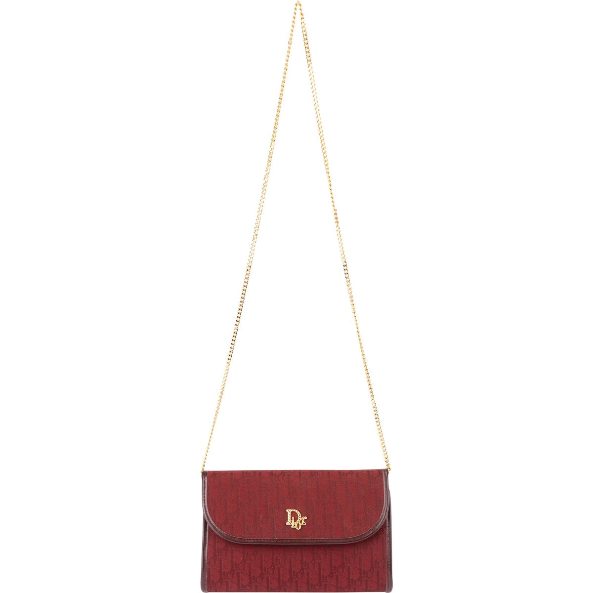 Christian Dior Oblique monogram canvas jacquard kleine flap crossbodytas