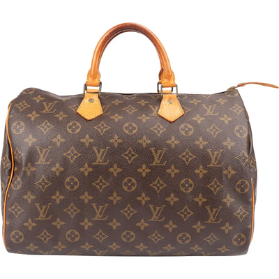 Louis Vuitton Monogram Canvas Speedy 35 Handbag